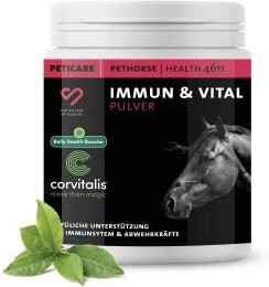 Produktbild von Peticare Ergänzungsfutter Immun & Vital Mix Pulver für Pferde