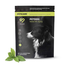 Produktbild von Peticare Muskelaufbau Muskelerhalt Pulver für Hunde - 125 g