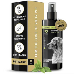 Produktbild von Peticare Natürliches Trocken-Shampoo für Hunde - 200 ml