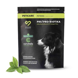 Produktbild von Peticare Probiotika & Präbiotika Pulver für Hunde - 250 g