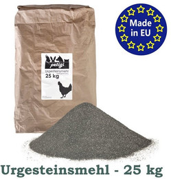 Produktbild von Petigi Badesand Urgesteinsmehl Geflügeleinstreu - 25 kg