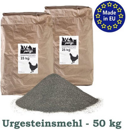 Produktbild von Petigi Badesand Urgesteinsmehl Geflügeleinstreu - 5 kg