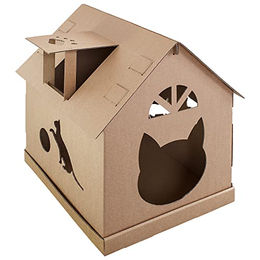 Petigi Katzenhaus aus Pappe – Bild 1 von 9