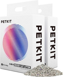 Produktbild von PETKIT 5-in-1 Gemischtes Katzenstreu - 2 x 7,2 kg