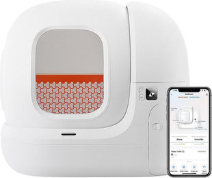 PETKIT Katzentoilette PuraMax 2 76L Katzenklo Selbstreinigend, dreifache Geruchsbeseitigung, Große Fassungsvermögen für Mehrere Katzen – Bild 1 von 5