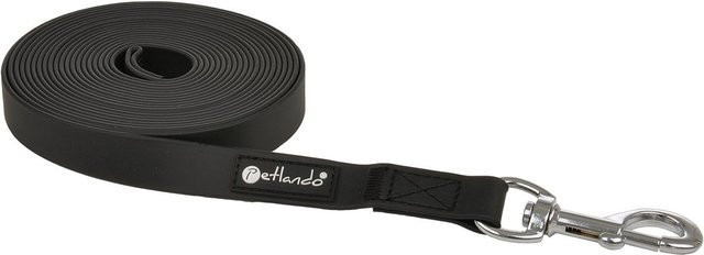 Produktbild von Petlando Trekking Schleppleine schwarz Länge: 10 m / Breite: 20 mm