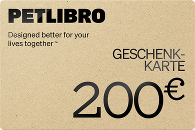 Produktbild von PETLIBRO Geschenk-Karte, €200.00