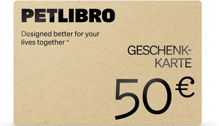 Produktbild von PETLIBRO Geschenk-Karte, €50.00