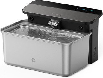 Produktbild von Petlibro Glacier Ultrafiltrations-Haustier-Trinkbrunnen Aus Edelstahl, Glacier & 1 vorinstallierter Ultrafilter
