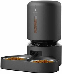 Produktbild von Petlibro Katzen-Futterautomat Granary Dual 5L Schwarz - 5 l