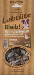 Produktbild von Petman Lobtüte Bleib! Hähnchenherzen - 10 x 80 g