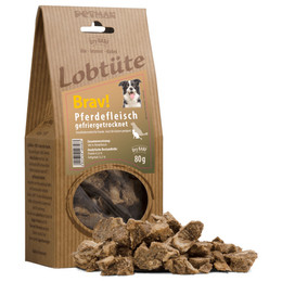 Produktbild von Petman Lobtüte Brav! Pferdefleisch - 5 x 80 g