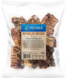 Produktbild von PETMEX Geschnittene Luftröhre vom Rind natürlicher Kauartikel für Hunde - 500 g