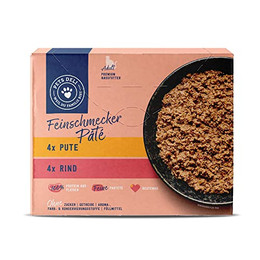 Produktbild von Pets Deli Feinschmecker Pâté Rind & Pute Katzenfutter - 8 x 85 g