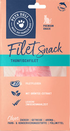 Produktbild von Pets Deli Filetsnack Thunfischfilet für Katzen - 12 x 25 g