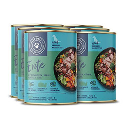 Produktbild von Pets Deli Nassfutter Ente für Hunde - 6 x 400 g