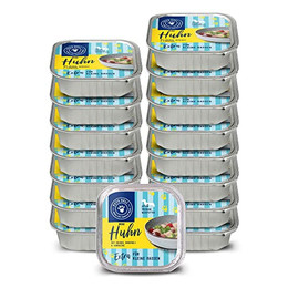 Produktbild von Pets Deli Nassfutter Huhn für Hunde - 16 x 100 g