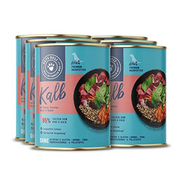 Produktbild von Pets Deli Nassfutter Kalb für Hunde - 6 x 400 g