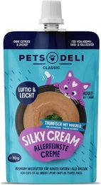 Produktbild von Pets Deli Nassfutter Katze, Adult, Silky Cream, Thunfisch mit Makrele 12x70 g