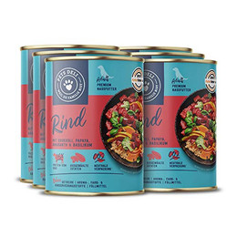 Produktbild von Pets Deli Nassfutter Rind für Hunde - 6 x 400 g