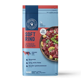 Produktbild von Pets Deli Soft Trockenfutter für Hunde mit Rind, Brokkoli & Granatapfel - 6 kg