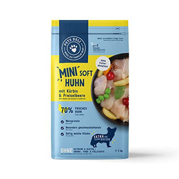 Produktbild von Pets Deli Soft Trockenfutter für kleine Hunderassen mit Huhn, Kürbis & Preiselbeere - 2 kg