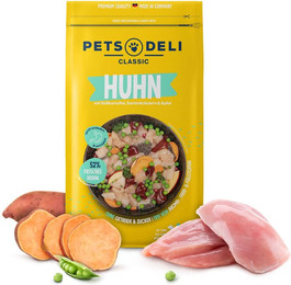 Produktbild von Pets Deli Trockenfutter für Hunde Huhn mit Süßkartoffel, Gartenkräutern und Apfel - 6 kg