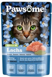 Produktbild von Pets Nature Pawsome Adult Lachs - 28 x 85 g