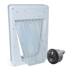 Produktbild von PetSafe SmartDoor Elektronische Hundeklappe Größe L Weiß - 1 Stk.