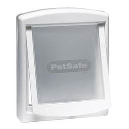 Produktbild von PetSafe Staywell Haustiertüre Original Kunststoff mit 2 Verschlussoptionen Größe L Weiß