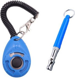 Produktbild von Petsation Clicker und Pfeife blau
