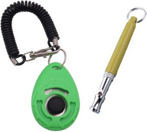 Produktbild von Petsation Clicker und Pfeife grün