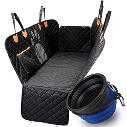 Produktbild von Petsation Hundedecke für Auto Rückbank Wasserabweisend mit Sichtfenster und Seitenschutz