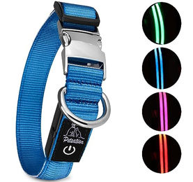 Produktbild von Petsation Leuchthalsband für Hunde LED blau S (28-40 cm) - 1 Stk.