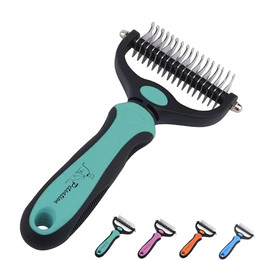 Produktbild von Petsation Unterwollbürste Hundebürste grün M 7 cm