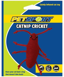 Produktbild von Petsport Tierkuscheltier Catnip Cricket Rood