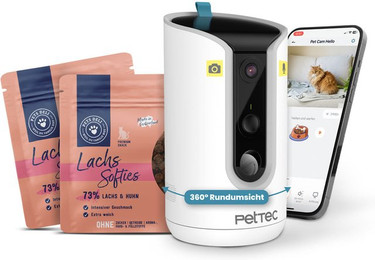 Produktbild von PetTec Hello Cam mit Lachs Softies - 2 x 50 g