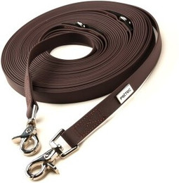Produktbild von PetTec vegane Schleppleine braun 10 m - 10 m
