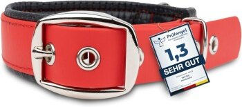 Produktbild von PetTec veganes Hundehalsband rot L