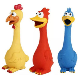 Produktbild von Pettimania Hundespielzeug Latex Hahn I - 30 cm