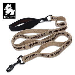 Produktbild von Pettimania Nylon Leine mit Neopren-Griff braun