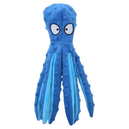 Produktbild von Pettimania Tierkuscheltier Hundespielzeug Krake aus Plüsch blau