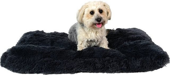 Produktbild von petzy Plüsch Hundebett 100x70x14 cm Anthrazit