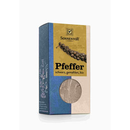 Pfeffer schwarz gemahlen Bio - 50 g – Bild 1 von 2