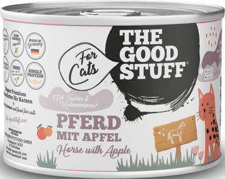 Produktbild von Pferd mit Apfel Katzen-Nassfutter