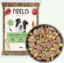 Produktbild von Pferd mit Pastinake, Karotte und Brokkoli (500g, tiefgefroren)