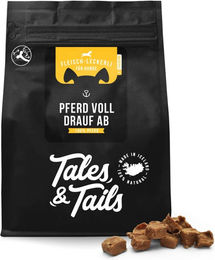Produktbild von Pferd voll drauf ab - Fleisch Leckerli für Hunde aus 100% Pferd