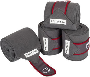 Produktbild von Pferde-Polo-Bänder aus atmungsaktivem Fleece Equestro (x4)