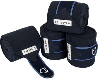 Produktbild von Pferde-Polo-Bänder mit Klettverschluss Equestro (x4)