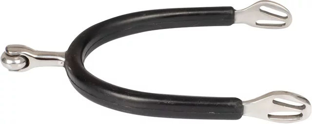 Produktbild von Pferde-Sporen mit runder Kugel und Gummiüberzug Pro-Light